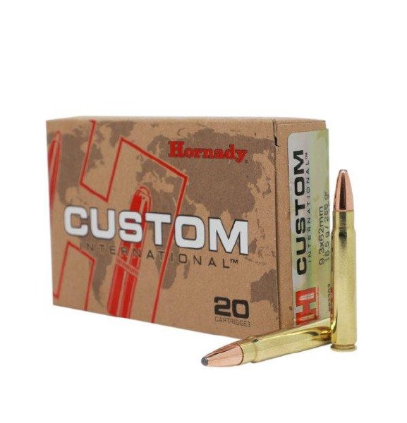 Hornady Custom 9.3x62mm 286gr Interlock SP 82302
