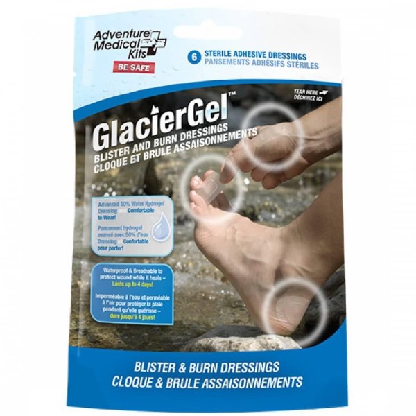 Adventure Medical Kits Glacier Gel Blister & Burn Dressing 6pk