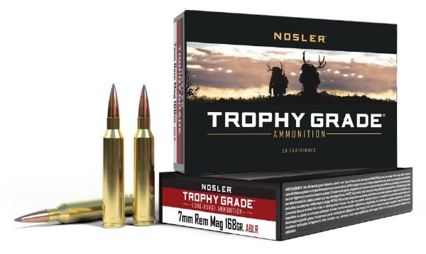 Nosler Trophy Grade 7mm Rem Mag 168gr Accubond Long Range 60108
