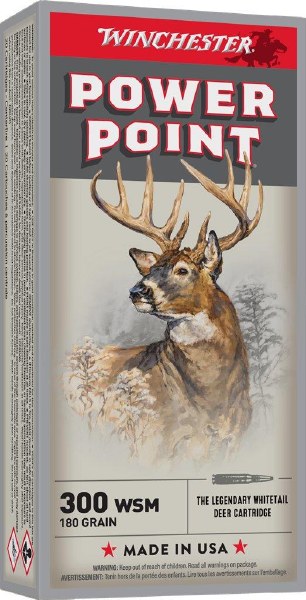 Winchester Power Point 300WSM 180gr Soft Point X300WSM