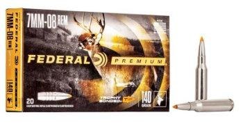 Federal Premium 7mm-08 Rem 140gr Trophy Bonded
