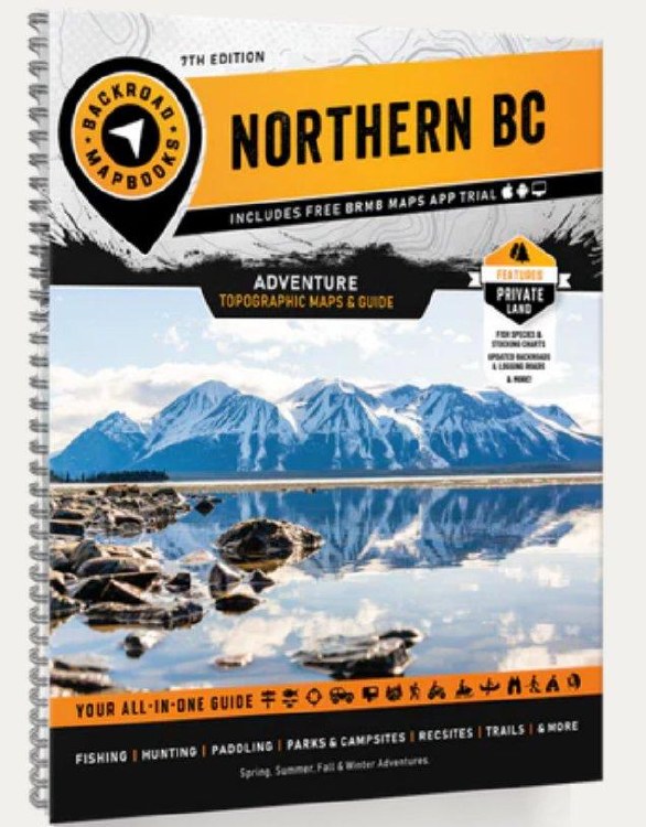 Backroad Map Books Northern BC 7th Edition
