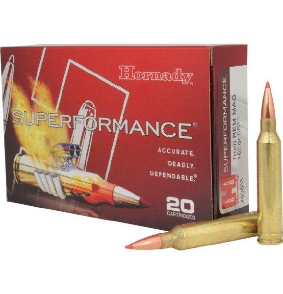 Hornady Superformance 7mm Rem Mag 162gr SST 80633