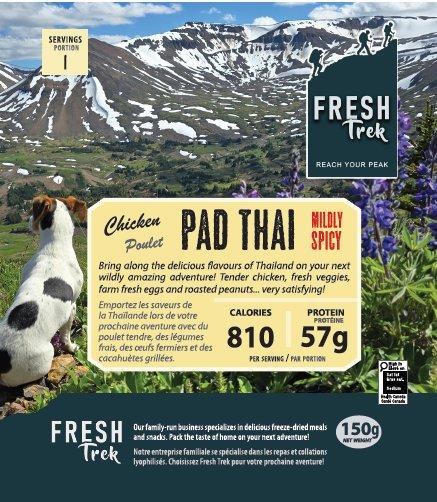 Fresh Trek Chicken Pad Thai Mild Spice 150gr 830-Calories