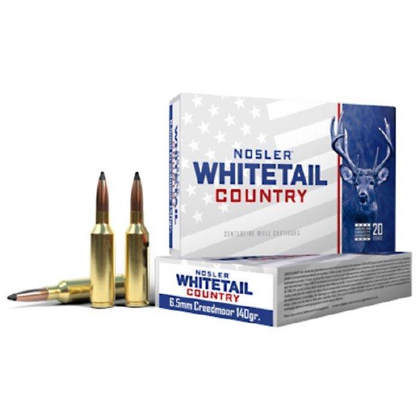 Nosler Whitetail Country 6.5 Creedmoor 140gr Solid Base 40105