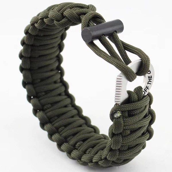 Trixie & Milo Survival Bracelet Olive