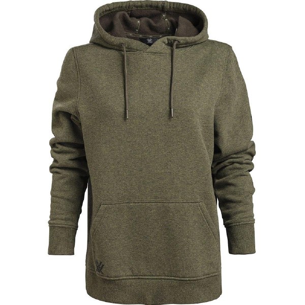 Vortex Womenâ€™s Hoodie Green Heather Comfort XS