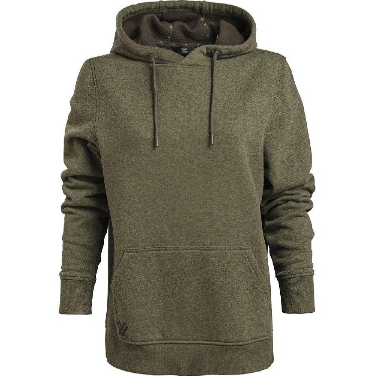 Vortex Womenâ€™s Hoodie Green Heather Comfort Large