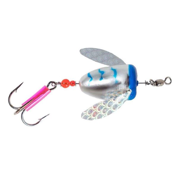 Yakima Bait Rigged Spin N Glow sz4Metallic Blue Maylar