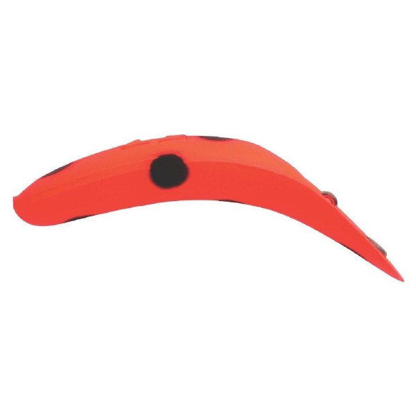 Yakima Bait Flatfish U-20 Fluorescent Orange Black Spot