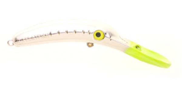 Yakima Bait Mag Lip 5.0 Mettalic Silver Chartreuse Head