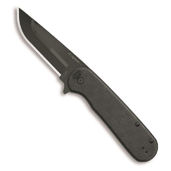 Outdoor Edge Razor VX3 EDC Black G10 3" Drop Point Replaceable Blades