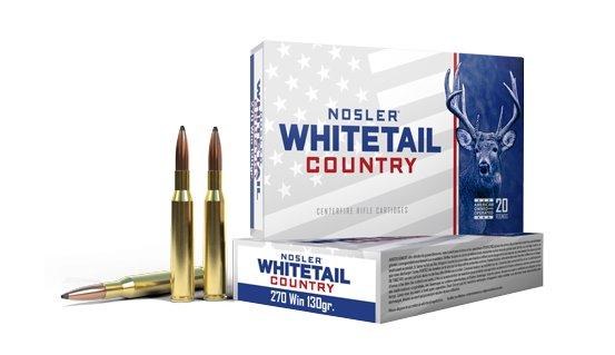 Nosler Whitetail Country 270 Win 130gr Solid Base 40110