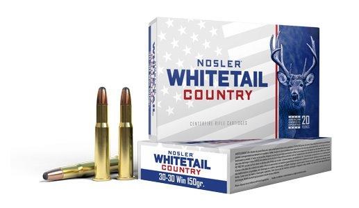 Nosler Whitetail Country 30-30 Win 150gr Solid Base 40135