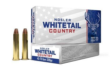 Nosler Whitetail Country 45-70 Govt 300gr  Solid Base 40145