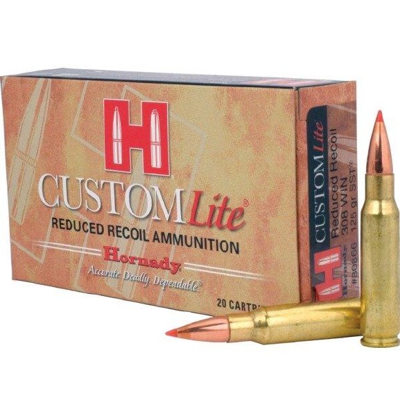 Hornady Custom Lite 308 Win 125gr SST