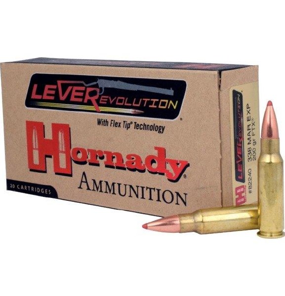 Hornady Leverevolution 338 Marlin Exp 200gr FTX