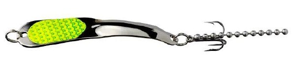 Iron Decoy Steely 2 SCH Spoon Silver Chartreuse 1/10oz