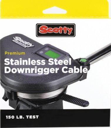 Scotty 1000K Premium Stainless Steel Cable 200' 150LB with Terminal Tackle