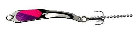 Iron Decoy Steely 3 SHPP Spoon Silver Hot Purple Pink 1/4oz