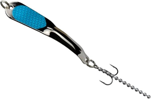 Iron Decoy Steely 4 SLB Spoon Silver Light Blue 1/2oz