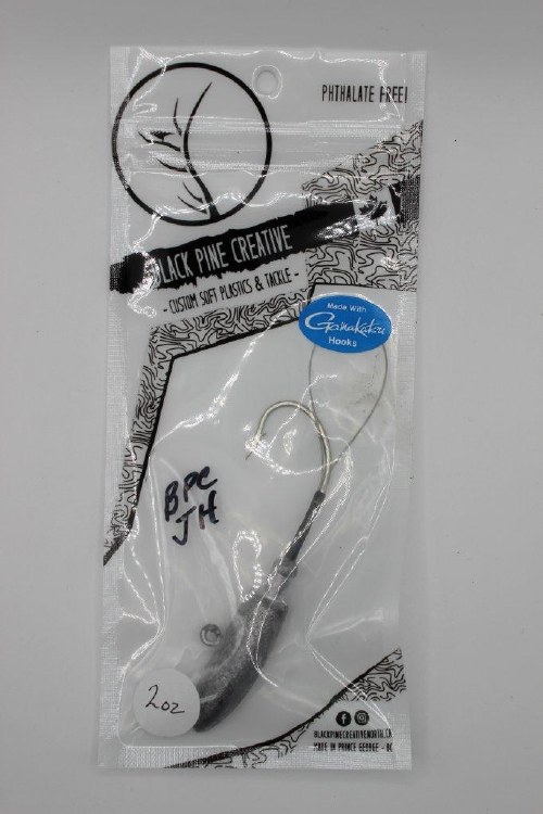 Black Pine Creative Tube Jig Head w/Stinger Loop 1.5oz & 2oz
