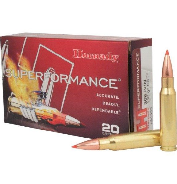 Hornady Superperformance 308 WIN 150gr SST