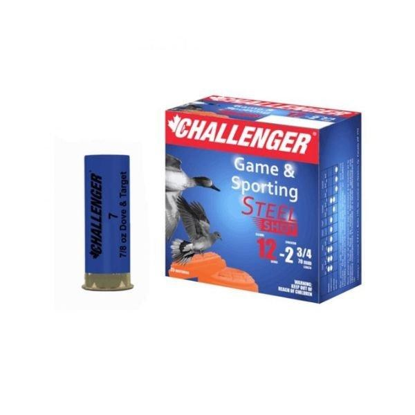 Challenger 12ga 2.75" #7 Shot Steel 25ct