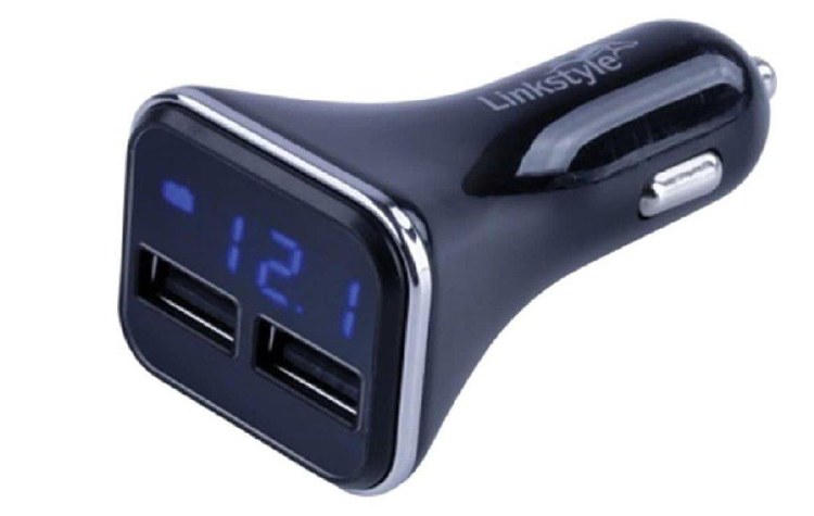 SeaDog Double USB 4.8A Power Socket w/Voltmeter