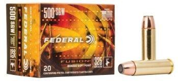 Federal Fusion 500 S&W 325gr Bonded Spoft Point