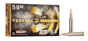 Federal Premium 25-06 Rem 100gr Barnes TSX
