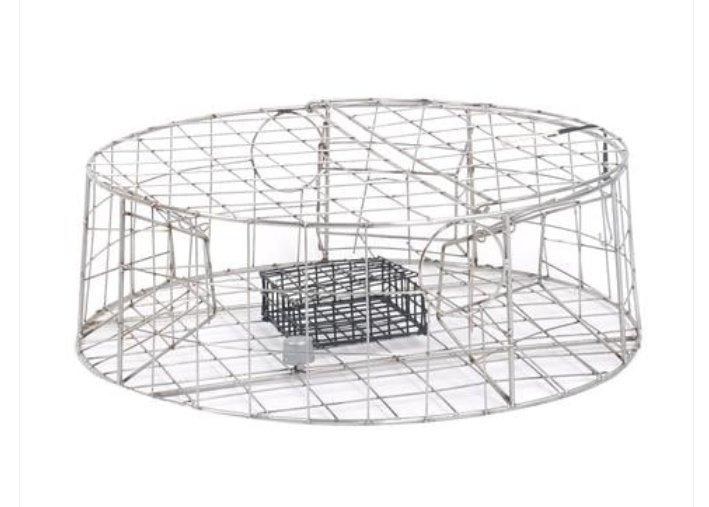 Bron's Pacific Traps CT032 Stainless Steel Crab Trap w/Weight 30"
