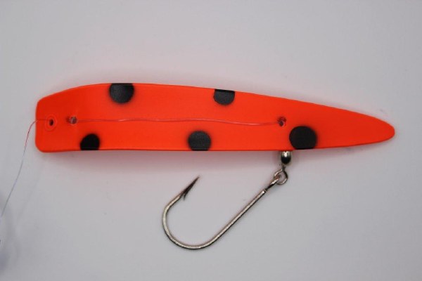 Hot Spot Apex 4.5" A5-322 Flame Orange Black Dots