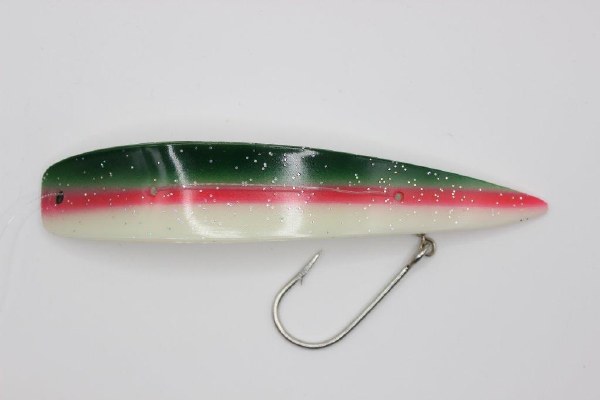 Hot Spot Apex 5.5" A6-454G Black-Green/Red Stripe