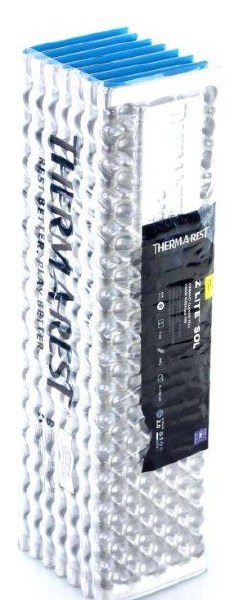 Thermarest Z Lite SOL Foam Sleeping Pad Blue Silver Regular