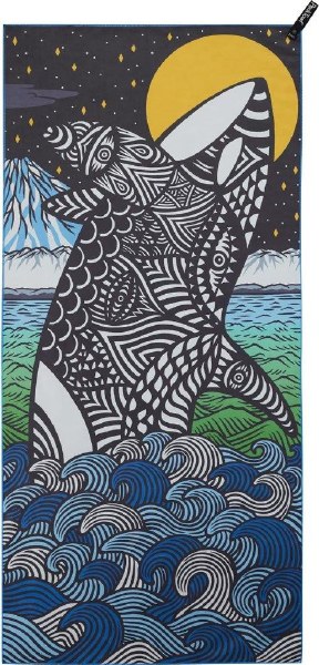 PackTowel Personal Body Towel Orca Print