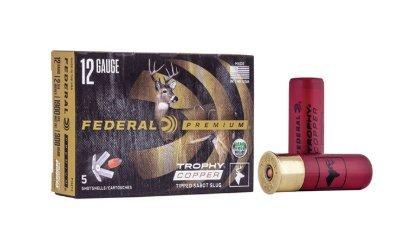 Federal Premium 12ga Trophy Copper Tipped Sabot Slug 300gr P152TC