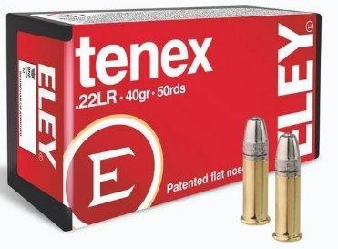 Eley Tenex 22 LR 40gr Patented Flat Nose 50ct
