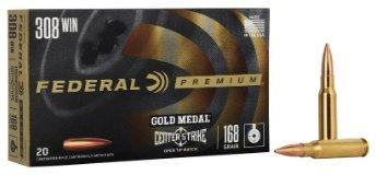 Federal Gold Medal 308win 168gr Open Tip Match Center Strike