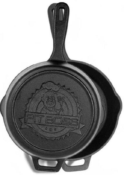 Pit Boss Cast Iron Deep Skillet 14" w/Lid Pre-Seasoned