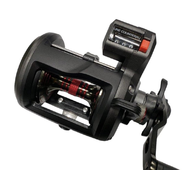 Trophy GL Obsidian 450LC Trolling Reel w/Line Counter