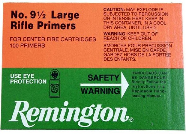 Remington Centerfire Large Rifle Primers no. 9 1/2