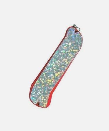 Hot Spot Flasher 11" Cracked Glass Red