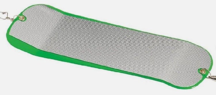 Hot Spot Flasher 11" Green Silver Mylar