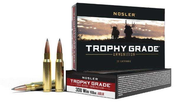 Nosler Trophy Grade Long Range 308 Win 168gr ABLR
