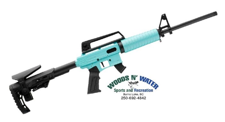 Derya TM22 Feather SA Compact 22LR 18" BBL 10-Round DBM Semi Auto Egg Blue
