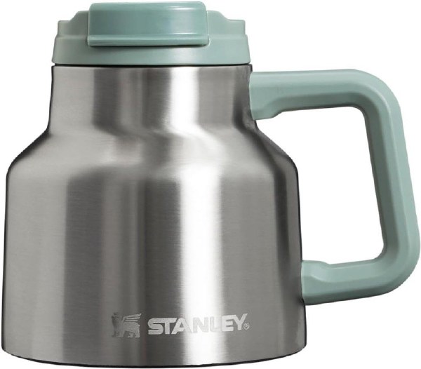 Stanley Adventure "The Tought To Tip" Admiral's Mug SS Hammertone Green