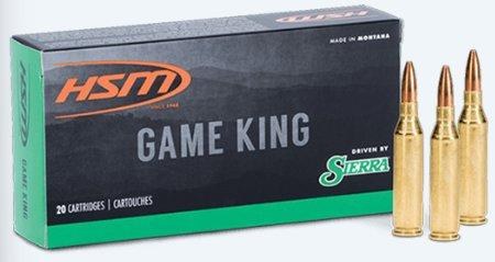 HSM Game King 375 Win 200 Grain Sierra Jacketed Flat Point