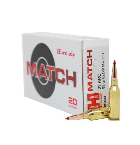 Hornady Match 22 ARC 88gr ELD Match