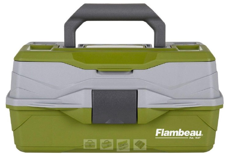 Flambeau 3681TB 1-Tray Tackle Box Green